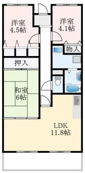 パストラル和泉の物件間取画像